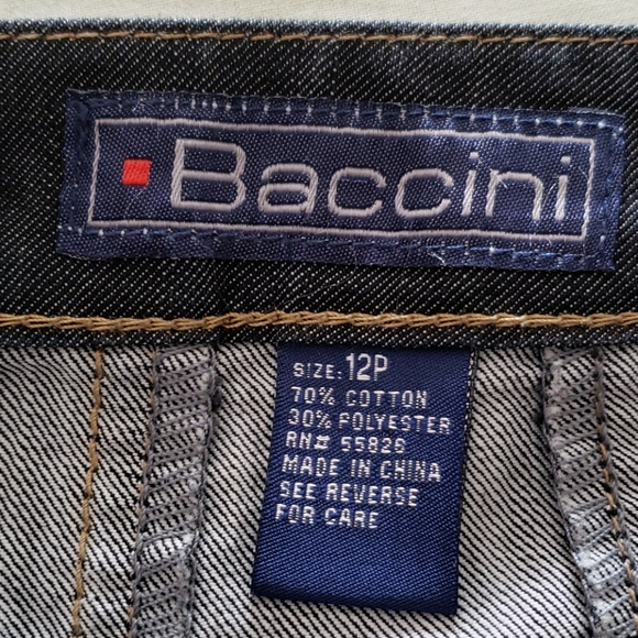 Baccini Denim High Waist Skirt Size 12P - Picture 6 of 8